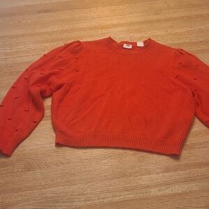 Levi's Vibrant Red Crew Neck Sweater